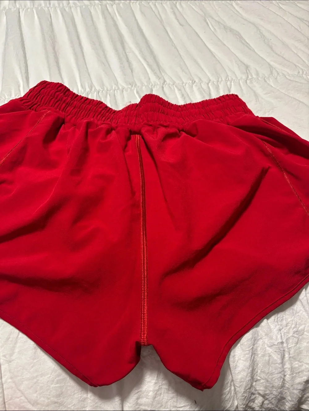 lululemon athletica Red Women's Athletic Shorts with Stanford Logo - Picture 3 of 8